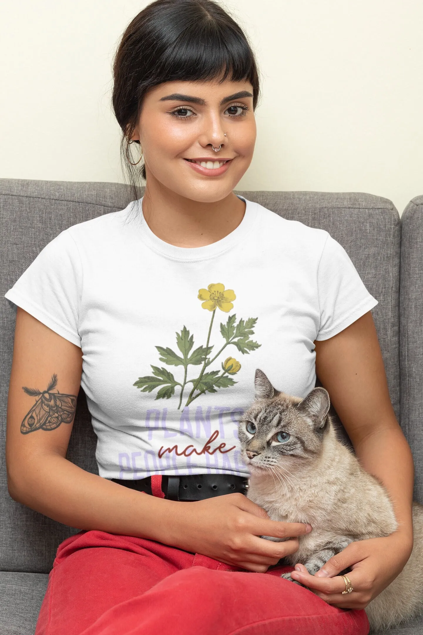 The Plant Parent - Pflanzen machen Menschen glücklich. Inspirierendes T-Shirt