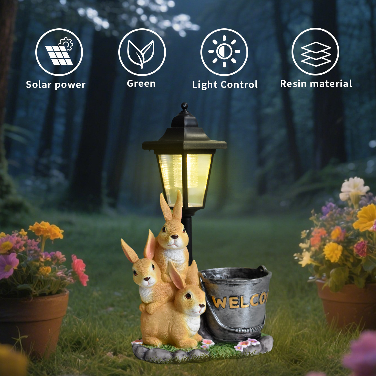 Neue Solar-Gartenleuchte in Ha – Succulent Set Bewertung und Preis